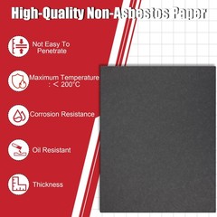 3PCS/ 6PCS Gasket Material Sheet, Non-Asbestos Exhaust Gasket Making Paper fo…