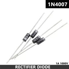IN4007 Diode – Rectifier – 1A 1000V – DO-41 – 50/100/150/200/250/300pcs