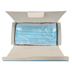 2500 Count Case – Safefit 3 Ply Disposable Face Masks Non Medical Adult 175x95mm