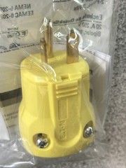 NEW Eaton Arrow Hart AH5464Y QUICK GRIP PLUG NEMA 6-20P 20A 250V 2 Pole 3 Wire