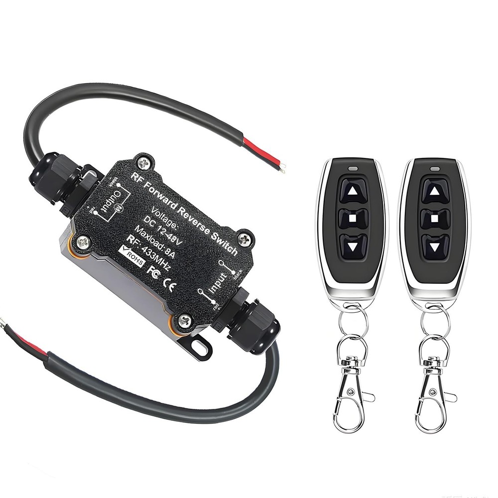 NEWNEWLIU Forward Reverse Remote Control Switch,DC12V48V8A Wireless Relay,164…