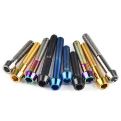 M6 Titanium Bolt Taper 10/16/18/20/25/30/35/40/45/50~65mm Allen Socket Cap Screw