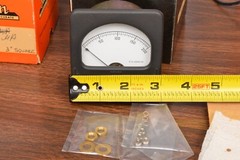 SIMPSON SQUARE PANEL METER 0-200uA 200 MicroAMP DC (Lot 11D)