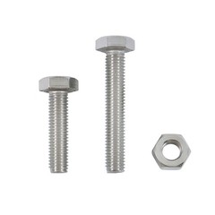 176 Pack M6 M8 M10 Bolts And Nuts Assortment Kit Heavy Duty 304 Stainless Steel