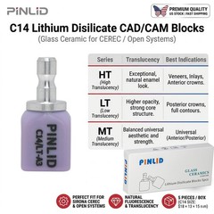 Dental Lithium Disilicate Blocks C14/B40/A16 Glass Ceramic Sirona Cerec LT/MT/HT