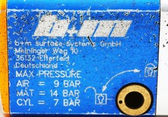 b+m surface systems LZ 2013 LZ2013 max. pressure: 9bar valve -used-