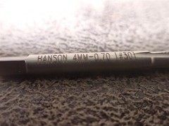 Irwin Hanson 1717ZR M4-0.70mm 4 Flute Straight Plug Tap (BN389)