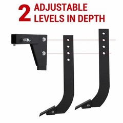 18” Scarifier Shank Heavy Duty Hitch Mounted Trencher With Replaceable Teeth