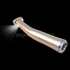 Dental 1:1 LED Fiber Optic Handpiece Internal Spray Push Button Contra Angle USA