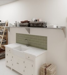 12 in. x 96 in. Stainless Steel Wall Shelf