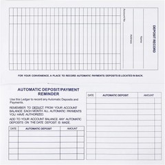 12 Pack Checkbook Register, Check Register Books for Personal and Work Use