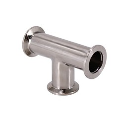 HFS(R) KF25 (NW25) Tee 3-Way Vacuum Fitting, Flange Tee, Stainless Steel 304