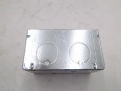 5 Pack Raco 1 Gang Galvanized Electrical Boxes 16.5 cu in, 674