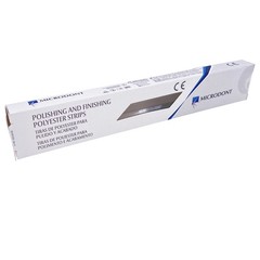 Microdont Dental Polishing Strips Polyester 2.5 mm Medium/Fine 100 per Box