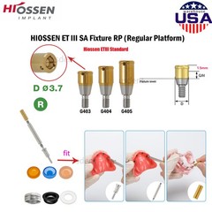 US Locator Tapered Overdenture Abutment Fit Hiossen/NobelActive /Zimmer/Adin/MIS