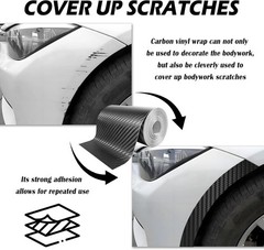 30Ft X 4 Inch Carbon Fiber Wrap for Cars,Stylish Carbon Fiber Tape for Decoratin