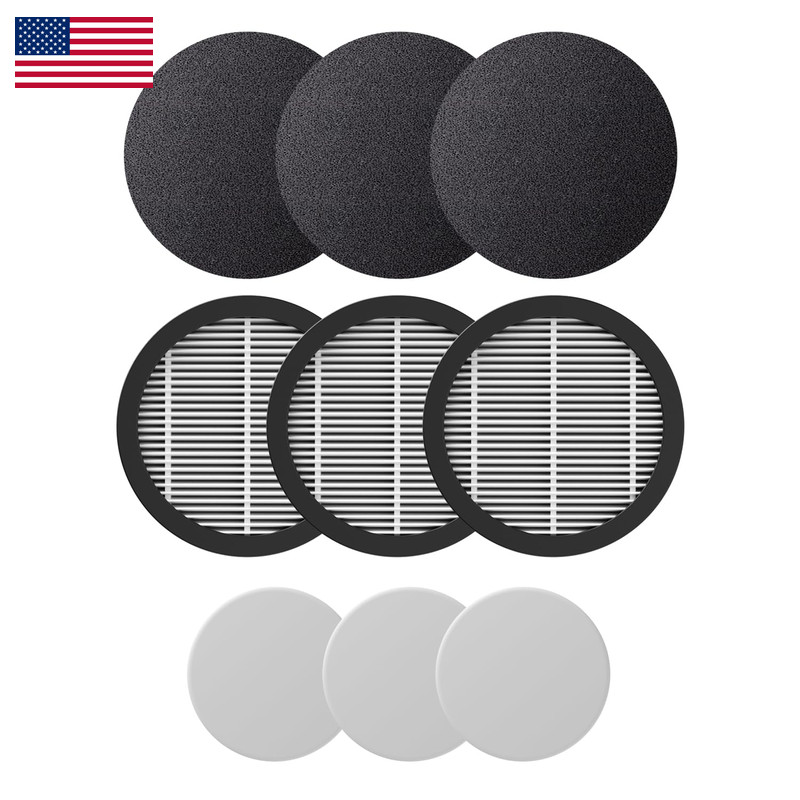 Fieety Ultra 10 Vacuum Cleaner Accessories – Hepa Filter Sponge Aromatherapy