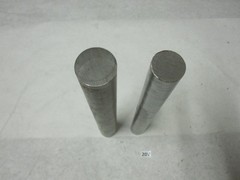 4140 Alloy Steel Round Bar Stock Rods Lot 1.375 and 1.125 In Diameter 12 In Long