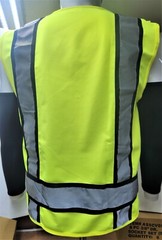FX Two Tone Blue Safety Vest with 4 Front Pocket XSmall to 3XL