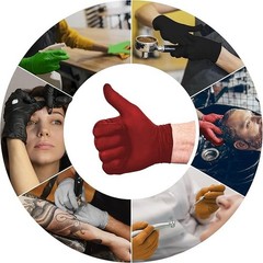 Level 3 Nitrile Gloves Professional Heavy Duty Disposable Gloves Latex Free