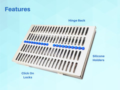 20 Instruments Cassette Rack for Autoclave ARTMAN