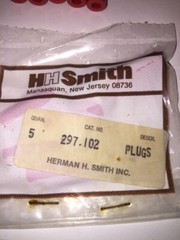 HH SMITH NO. 297-102 Red Pugs Brand New Pack Of 5