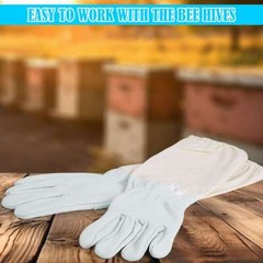 Bee Beekeeper Gloves Protective Gloves Beekeeping Supplies Long Sleeves USA