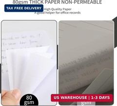 6 Pack 4×6 Blank Memo Note Pads 50 Sheets Small Scratch Pads for Writing