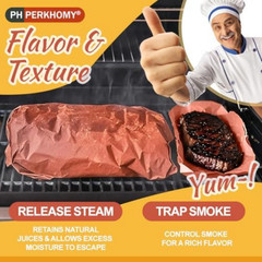 PH PERKHOMY Pink Butcher Paper Roll 18″ X 1200″ (100′) for Smoker BBQ Grilling S