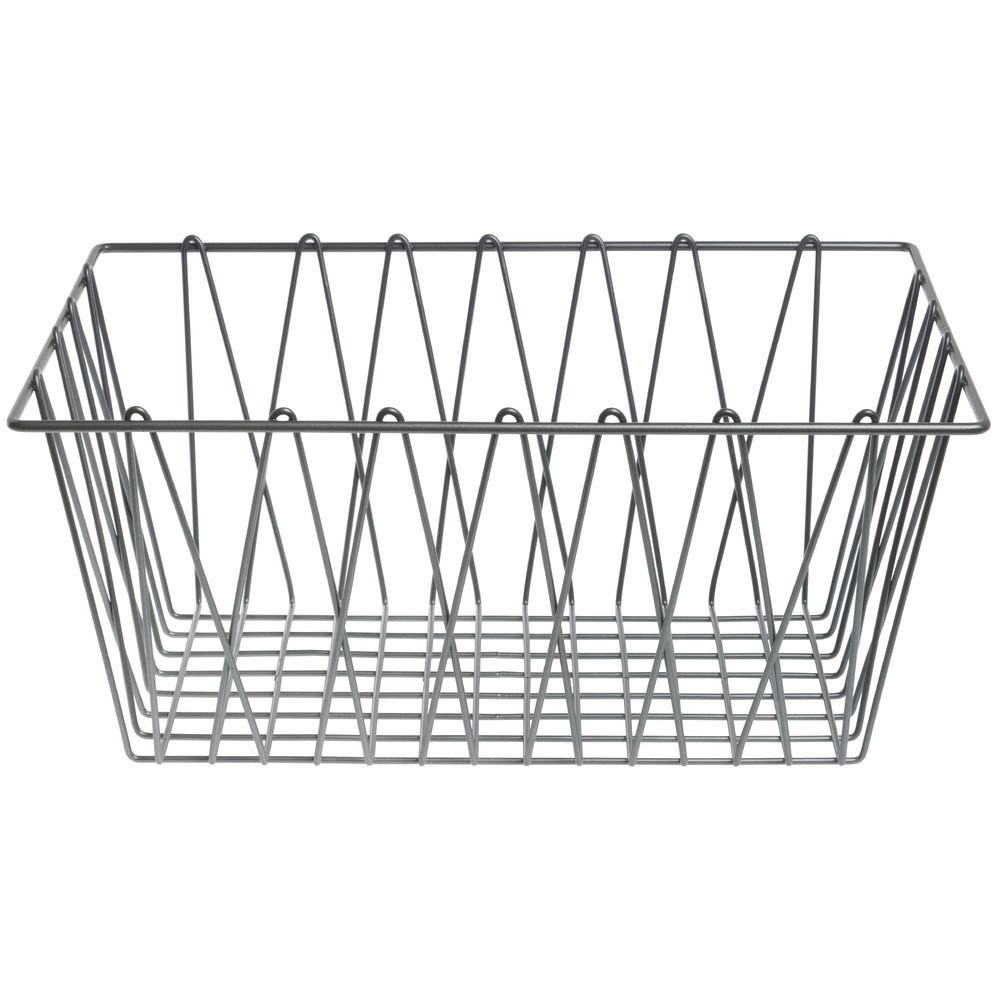 HUBERT Wire Display Basket Pastry Tray Bakery Rectangular Nickel
