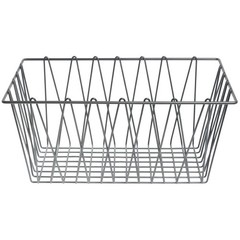 HUBERT Wire Display Basket Pastry Tray Bakery Rectangular Nickel