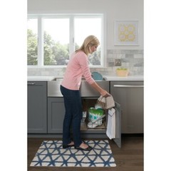 3-Tier Kitchen Cabinet Door Mount Towel Bar Holder Dishcloth Rack Bathroom Rag