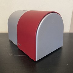 Cintas Toilet Paper Dispenser Commercial Replacement Wall Mounted Red Silver