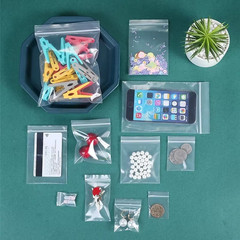 Clear Ziplock Plastic Bags 4 Mil Resealable Zip Lock Heavy Duty Baggies Bulk