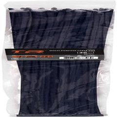 (100) 50 Pounds 14 Long BLACK UV Cable Zip Ties Ty Wraps Made USA