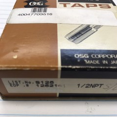 1 pc. 1/2-14 HS SPIRAL FLUTE NPT TAP S/O. OSG (loc stk)