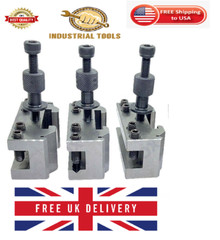 Quick Change Toolpost Set 10 Pieces Set T37 Mifords ML7 Wooden Box toolholder