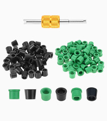 100 PCS HVAC 1/4″ Quick Coupler Charging Gaskets, O-Ring Rubber Seals Gaskets