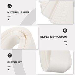 200 Pcs Simple Excellent Fine Money Wraps For Bills Money Wraps for Bank