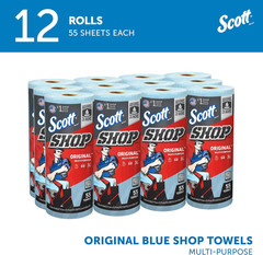 Scott Kimberly-Clark Professional Logistics Supply 75130KC Scott Shop Towels Blu