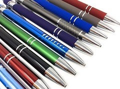 Bulk Misprint Pens – 5 LBS. Misprint Metal Retractable Pens – (Approx. 120 Pens)