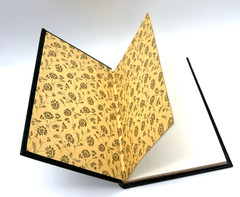 Blank Book Journal Unlined Pages Green Cover Celtic Design “Anything Book” 8.25