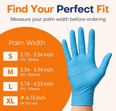 Supmedic Medical Soft Max™ Nitrile Exam Gloves, 100 Count Latex-Free….