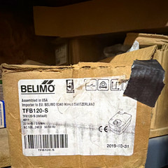 Belimo TFB120-S HVAC Damper Actuator, Corded Electric, AC 100-240V 2.5Nm