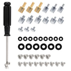 46PCS NVME M.2 SSD Mounting Screws M.2 SSD Screw Kit for Asus Gigabyte ASRock…