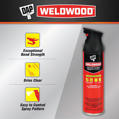 DAP Weldwood Contact Cement Spray: 14.0 oz. (Clear)