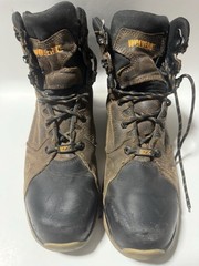 Wolverine EPX ASTM 2413-18 Safety Work Boots Mens 10.5M Brown Leather Steel Toe