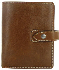 NEW FiloFax Malden Pocket Size Organizer Lilac Full Grain Buffalo Leather
