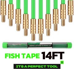 Versatile 14FT Electric Fishing Rods with Attachments for Seamless Cable Install