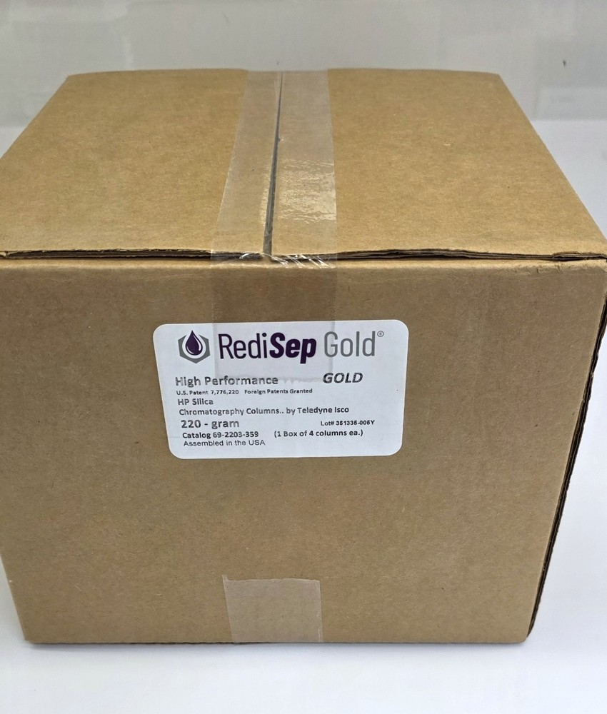 RediSep Gold High Performance Silica Gel Chromatography Flash Columns 220g PK /4